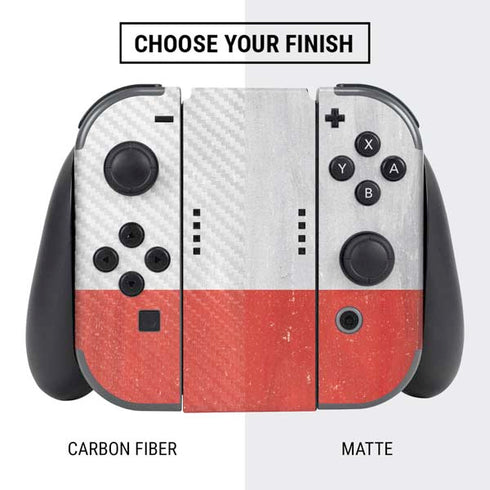 Italy Flag Distressed Nintendo Switch Bundle Skin
